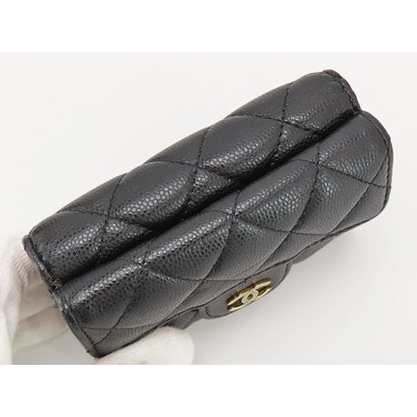 CHANEL マトラッセ　キャビアスキン　スモールウォレット　美品　正規品 CHANEL（シャネル） ≪新品≫CHANEL マトラッセ フラップ スモール