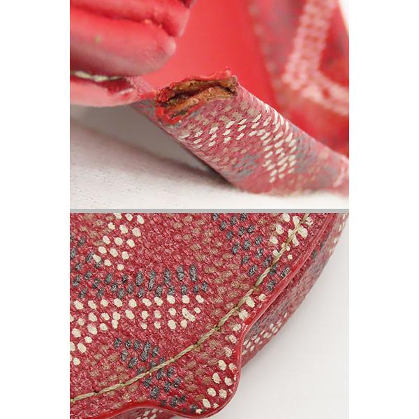 GOYARD 美品 ゴヤール ヘリンボーン RASPAIL ラスパイユ 半円 コイン 