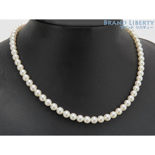 テリ抜群/干渉色◎✨ ミキモト あこや真珠 ベビーパール ネックレス 最大7.4 MIKIMOTO（ミキモト） 新品同様 パール ネックレス 67珠 アコヤ真珠