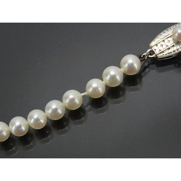 び*び様 MIKIMOTO アコヤ真珠5粒パール SILVERネックレス MIKIMOTO（ミキモト） 新品同様 パール ネックレス 67珠 アコヤ真珠