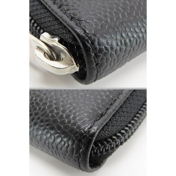 キャビアスキン 超美品 シャネル CHANEL ココマーク ラウンド