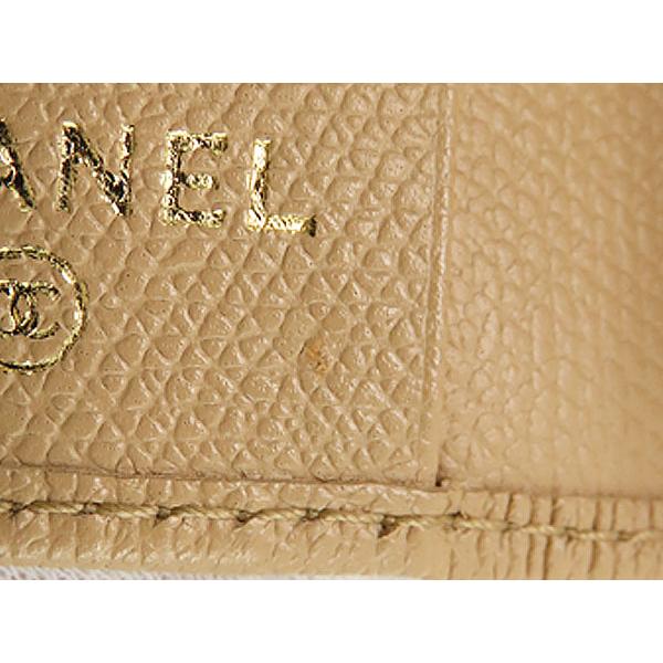 未使用】シャネルCHANELココボタン6連 キーケースベージュ