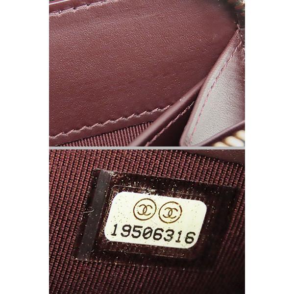 未使用 シャネル CHANEL マトラッセ ココマーク キャビアスキン ラウンドファスナー 長財布 ブラック ゴールド金具 A50097の画像