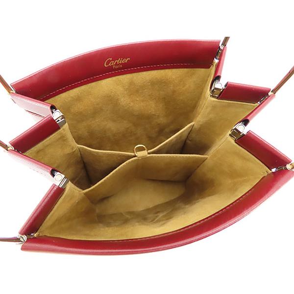 Cartier（カルティエ） 新品同様 トリニティ レザー ミニハンドバッグ