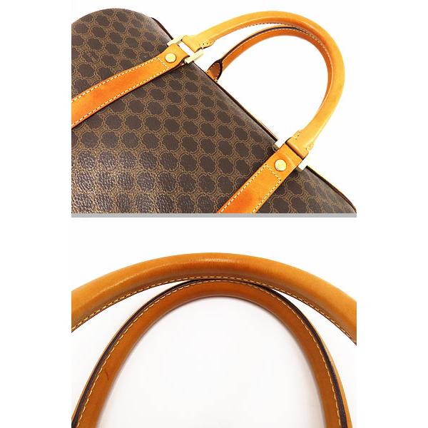 CELINE セリーヌ ヴィンテージ マカダム ミニボストンバッグ CELINE セリーヌ ヴィンテージ マカダム ミニボストンバッグ