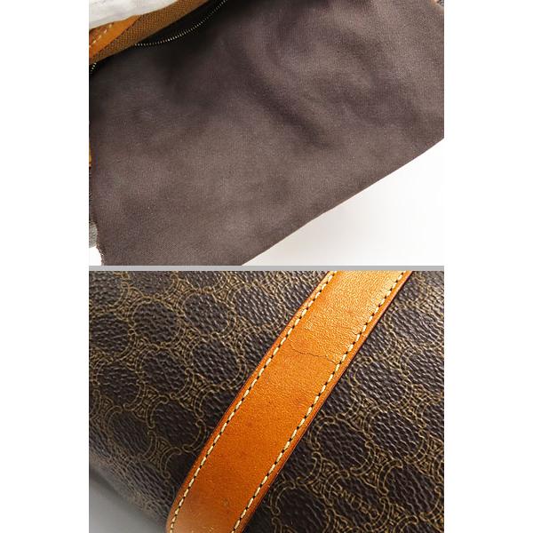 CELINE セリーヌ ヴィンテージ マカダム ミニボストンバッグ CELINE セリーヌ ヴィンテージ マカダム ミニボストンバッグ