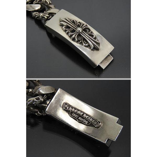 美品 クロムハーツ Chrome Hearts フローラルクロス ID ファンシー