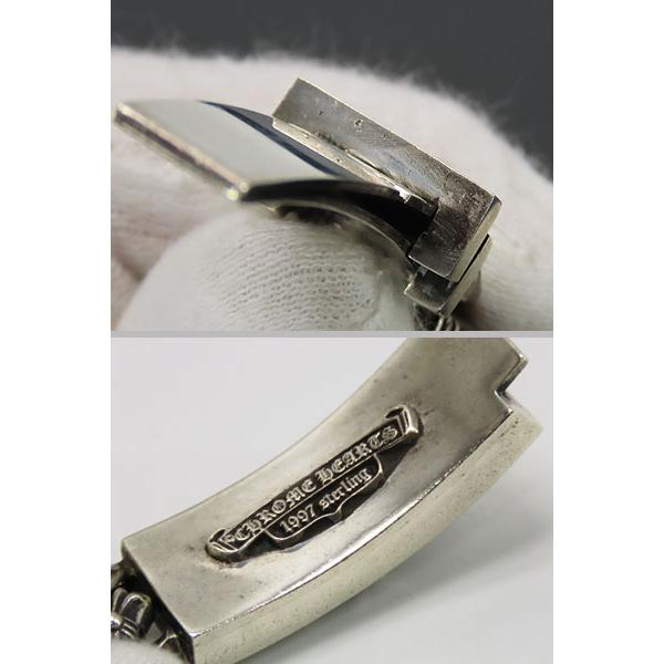 美品 クロムハーツ Chrome Hearts フローラルクロス ID ファンシー