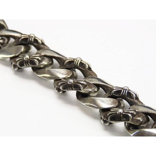 美品 クロムハーツ Chrome Hearts フローラルクロス ID ファンシー