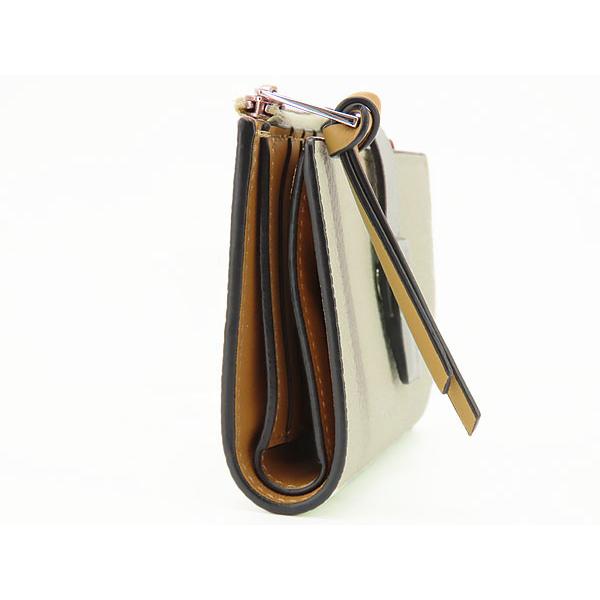 LOEWE（ロエベ） ほぼ新品 アナグラム スリム ジップ バイフォールド