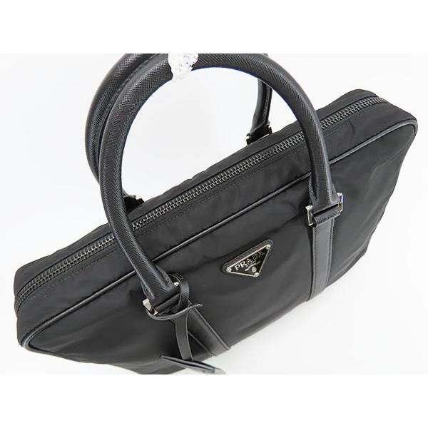 極美品 PRADA プラダ サフィアーノ ビジネスバッグ ブリーフケース PRADA（プラダ） 新品同様 ナイロン サフィアーノ 2WAY ブリーフケース