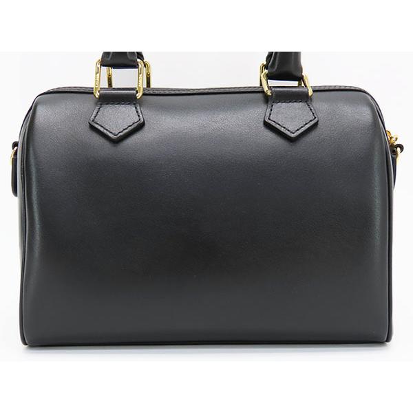CELINE 黒 ミニボストンバッグ ベタなし CELINE（セリーヌ） 未使用 キュイル トリオンフ スモール ボストン