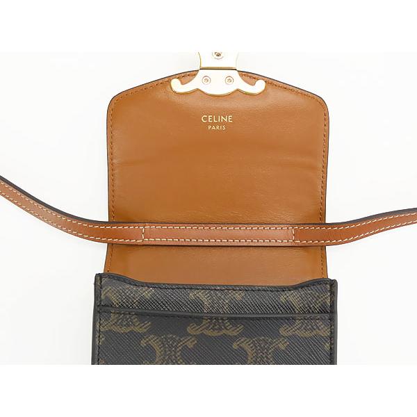 CELINE（セリーヌ） 超美品 トリオンフ モバイルポーチ スマートフォン