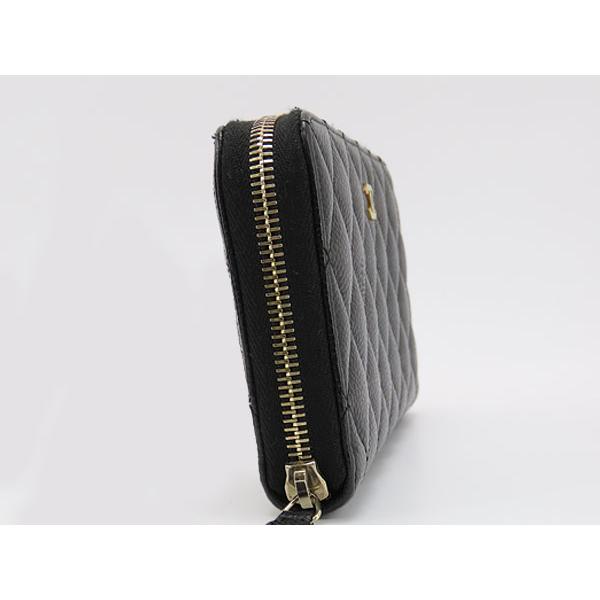 キャビアスキン 美品 シャネル マトラッセ クラシック ロング ジップ