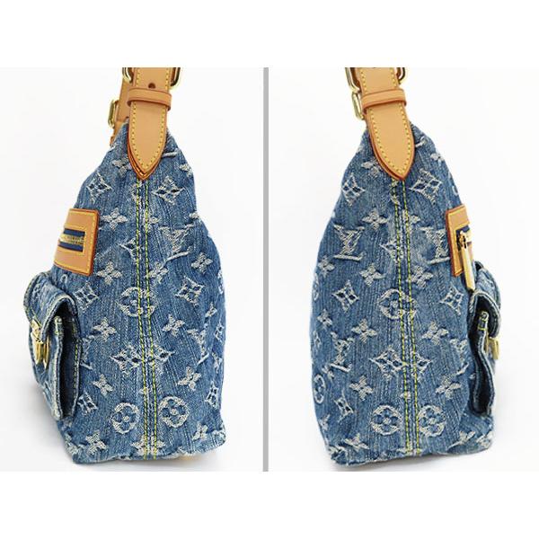 【超美品】 ルイヴィトン モノグラム デニムバギー ショルダーバッグ LOUIS VUITTON（ルイ・ヴィトン） 超美品 モノグラム デニム バギーPM