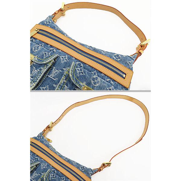【超美品】 ルイヴィトン モノグラム デニムバギー ショルダーバッグ LOUIS VUITTON（ルイ・ヴィトン） 超美品 モノグラム デニム バギーPM