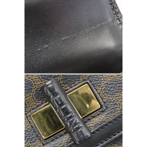 CELINE 美品 セリーヌ ヴィンテージ マカダム ターンロック 2WAY CELINE 美品 セリーヌ ヴィンテージ マカダム ターンロック 2WAY