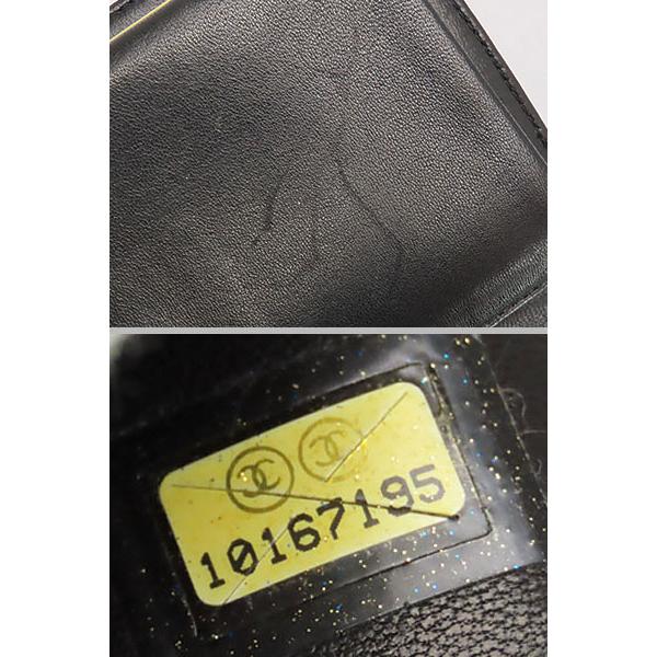 キャビアスキン 外超美品 シャネル CHANEL ヴィンテージ ココマーク 二