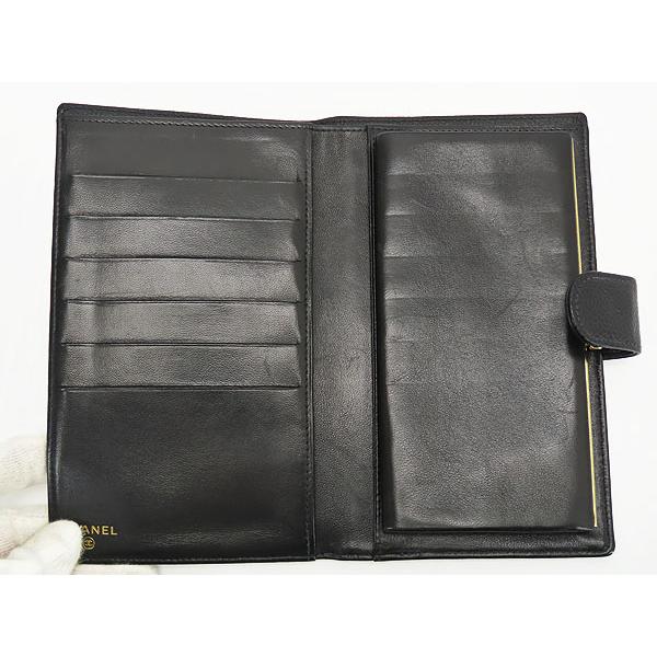 キャビアスキン 外超美品 シャネル CHANEL ヴィンテージ ココマーク 二  