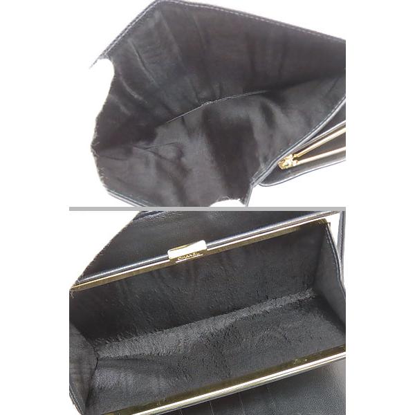 キャビアスキン 外超美品 シャネル CHANEL ヴィンテージ ココマーク 二  