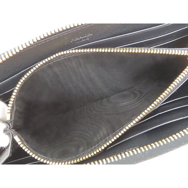 PRADA（プラダ） 美品 サフィアーノ メタル ジップアラウンド長財布