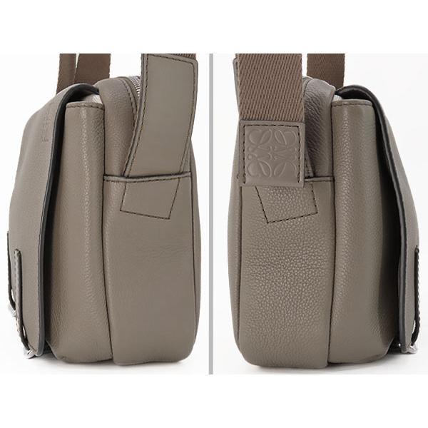 新品同様 ロエベ LOEWE ミリタリー メッセンジャーバッグ XS アナグラム ショルダーバッグ カメラバッグ ポシェット ダークモス B553A72X22 317.12AA72の画像