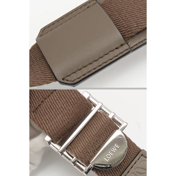 新品同様 ロエベ LOEWE ミリタリー メッセンジャーバッグ XS アナグラム ショルダーバッグ カメラバッグ ポシェット ダークモス B553A72X22 317.12AA72の画像
