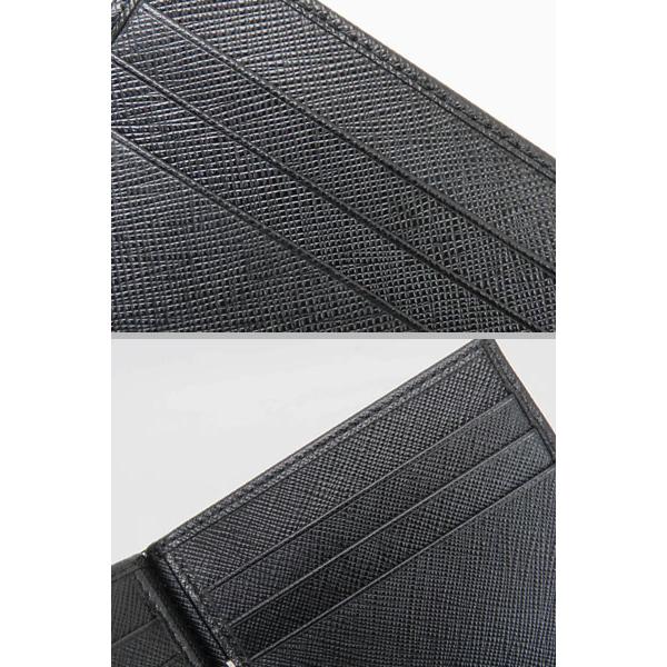 PRADA（プラダ） 未使用 サフィアーノ トライアングル マネークリップ