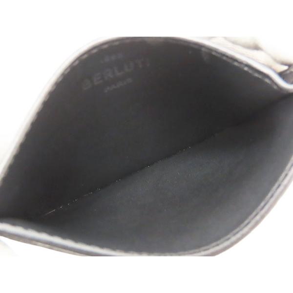 美品ベルルッティカリグラフィバンブー テトリス スクリットレザー カードホ 美品 ベルルッティ Berluti カリグラフィ バンブー テトリス