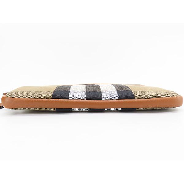 BURBERRY（バーバリー） 新古品 ハウスチェック＆レザー ドキュメント