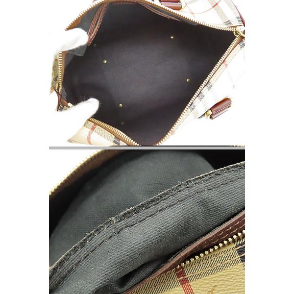 BURBERRY ヘイマケットチェック ミニボストンバッグ BURBERRY（バーバリー） 美品 ヘイマーケットチェック ミニ ボストン