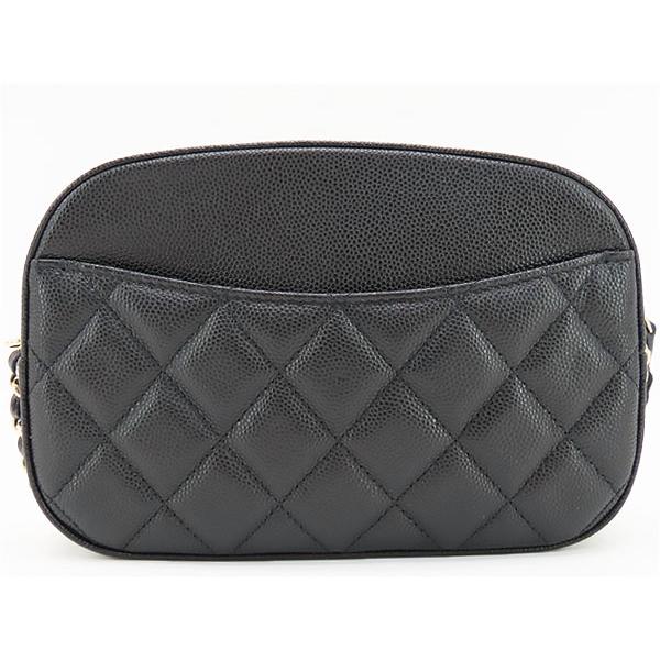 キャビアスキン 新品同様 シャネル CHANEL マトラッセ カメラ バッグ