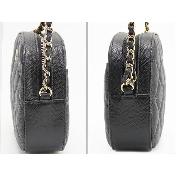 キャビアスキン 新品同様 シャネル CHANEL マトラッセ カメラ バッグ
