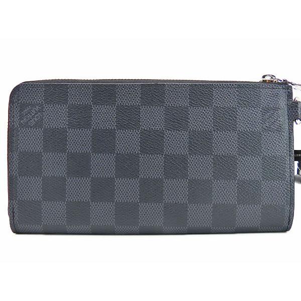 ルイヴィトン　ダミエ　グラフィットジッピードラゴンヌ　ほぼ未使用　最終価格 LOUIS VUITTON（ルイ・ヴィトン） 未使用 ダミエグラフィット ジッピー