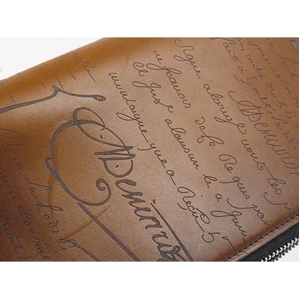 超美品 ベルルッティ カリグラフィ タリ ロングジップウォレット  