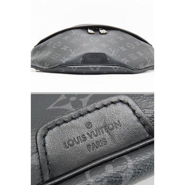【国内即発】新品同様 ルイヴィトン LOUIS VUITTON モノグラム エクリプス ディスカバリー バムバッグ PM ウエストバッグ ボディバッグ ブラック M46035