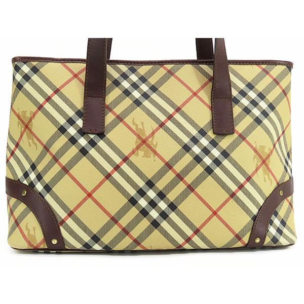 BURBERRY（バーバリー） 美品 ヘイマーケットチェック トートバッグ