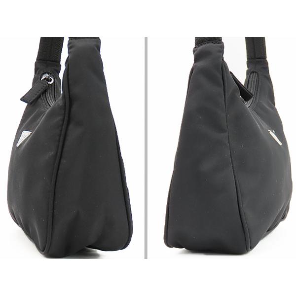 美品✨PRADA ワンショルダーバッグ ナイロン ブラック ホーボー PRADA（プラダ） 新品同様 ナイロン ワンショルダーバッグ ホーボー