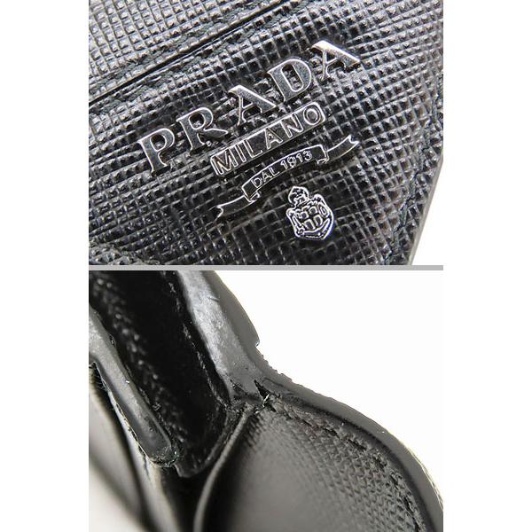 未使用 プラダ PRADA サフィアーノ メタル カードケース パスケース