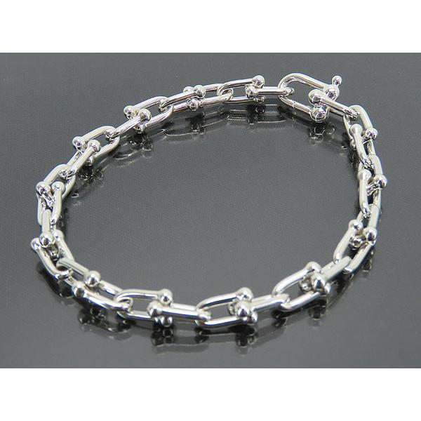 ボ*ブ様 【ユニセックス】Tiffany&Co.925スターリングリンクブレスレ TIFFANY ティファニー ハードウェア ロング リンク ブレスレット