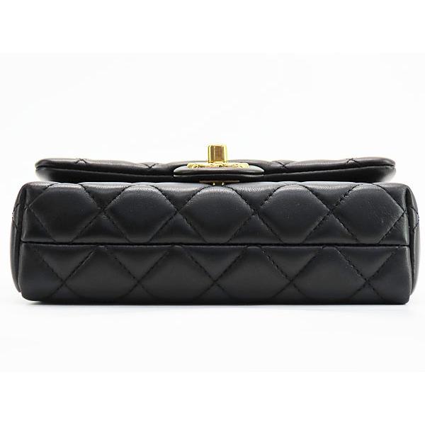 マトラッセ 新古品 シャネル CHANEL ミニ フラップ バッグ チェーン  