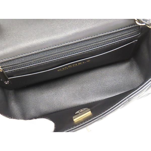 新品同様 シャネル CHANEL ミニマトラッセ 20 ミニ クラシック ハンドバッグ チェーンショルダーバッグ ブラック ゴールド金具 A69900 マトラッセ 新品同様 シャネル ミニマトラッセ 20 ミニ クラシック
