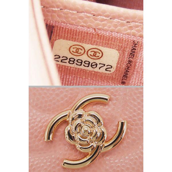CAMELIA 新品同様 シャネル CHANEL カメリア キャビアスキン ココ 
