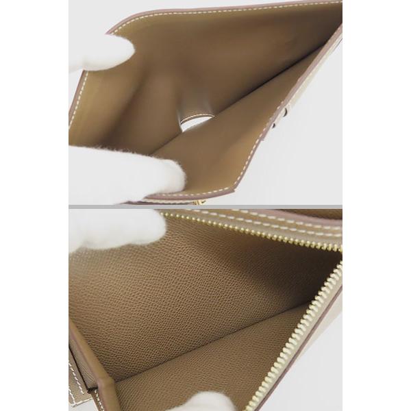 Bearn レアほぼ新品 エルメス HERMES ベアンコンパクト 二つ折り財布