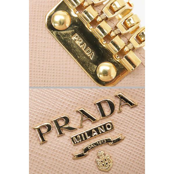 PRADA 超美品 プラダ サフィアーノ マルチカラー 4連キーケース