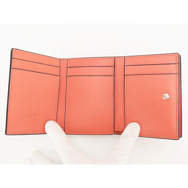 LOEWE（ロエベ） ほぼ新品 トライフォールド ウォレット アナグラム 三 