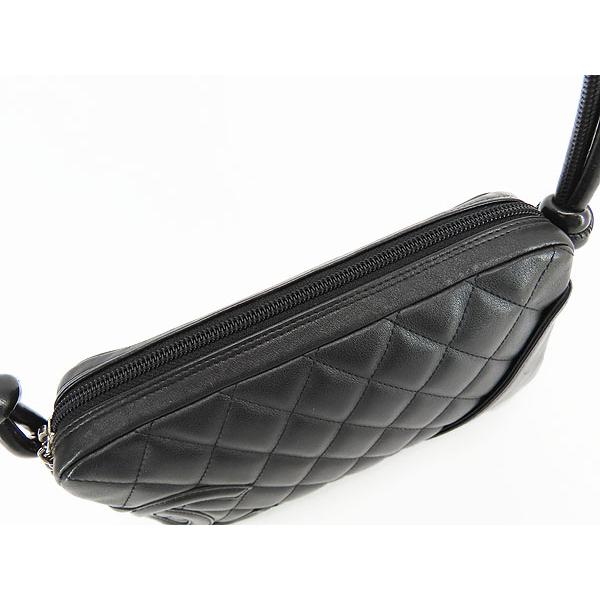 CAMBON 美品 シャネル CHANEL カンボンライン ショルダーポーチ