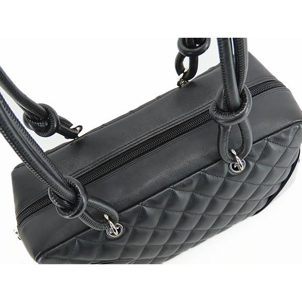 CAMBON 美品 シャネル CHANEL カンボンライン ボーリングバッグ