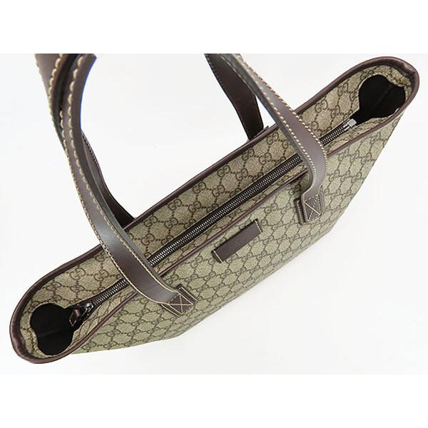 グッチ GUCCI ロゴ 211137 GGスプリーム カバン 肩掛け トートバッグ ショルダーバッグ GGスプリームキャンバス ベージュ GUCCI（グッチ） 211137 GGスプリーム トートバッグ ベージュ系 肩掛け