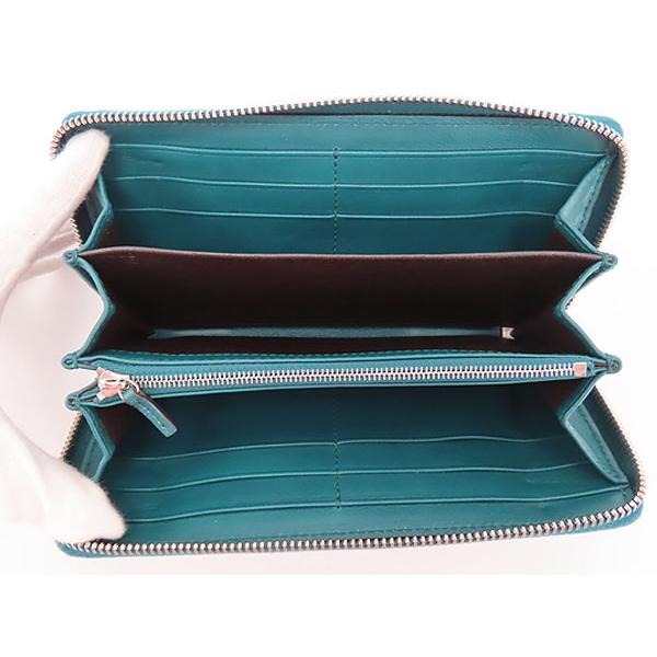 【未使用保管品】グッチ ケース クロコ ラウンドジップ ターコイズブルー GUCCI（グッチ） 激レア美品 マット クロコダイル ジップアラウンド